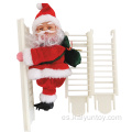 Decoración de Navidad de 20 cm de escalada Santa Claus